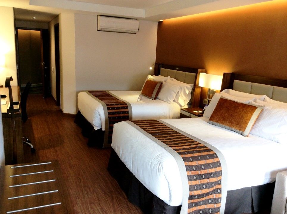 Hotel Dann Carlton Bogotá Exteriér fotografie A room at the hotel